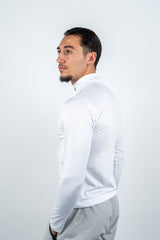 Vital Seamless 1/4 zip Blanc