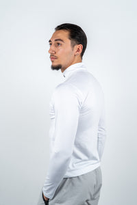 Vital Seamless 1/4 zip Blanc